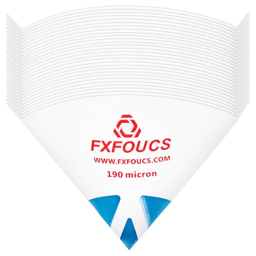 50 Pack Premium Paint Strainers with Fine Mesh Filters