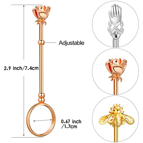 3 Pieces Elegant Holder Ring Lady Finger Holder Ring Stylish Holder Ring For Lady And Gentleman (3 Colors, 0.67 Inch) #TOP1