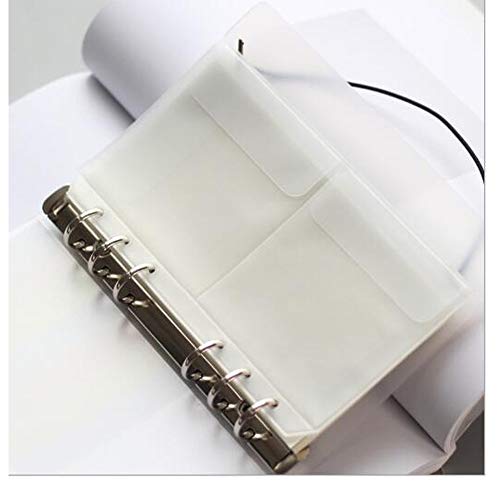 SUNSHINETEK A5 6 Ring Binder Zakken 6 stks Zip Lock Pouch + 2 stks 2 aparte opbergzakken + 2 stks Credit Card Houder… - Image 5