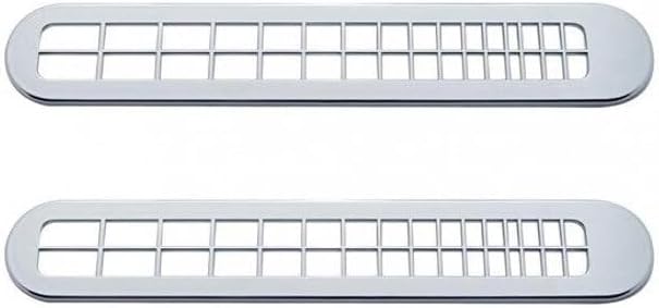 Technical Precision Replacement for Peterbilt 378 Year 2002 Chrome DEFROST Vent