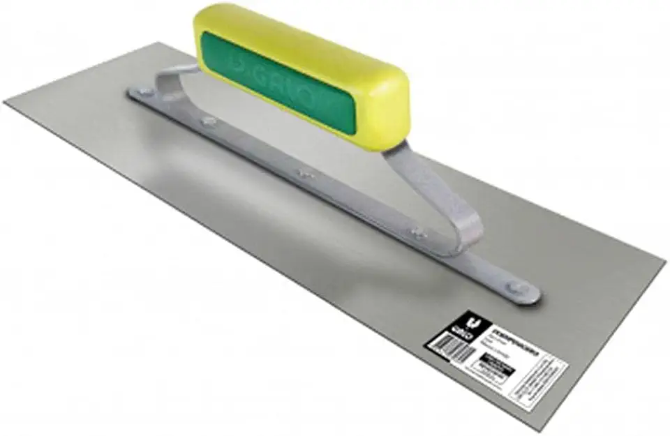 Desempenadeira de Aço Inox Lisa para Massa 12x40cm - Galo