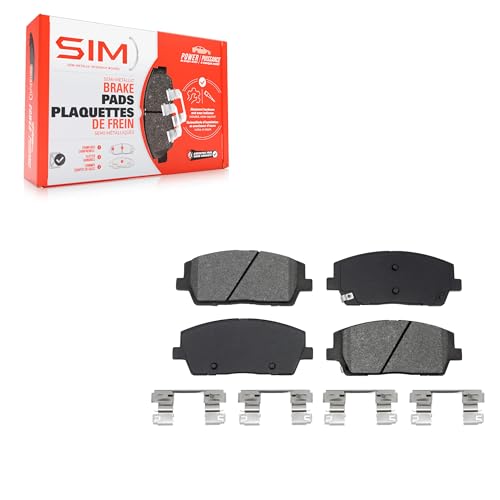 SIM Front Semi-Metallic Disc Brake Pads SIM-2215 Replacement For Hyundai Palisade Kia Telluride by SIM - Used condition - CA$35.14