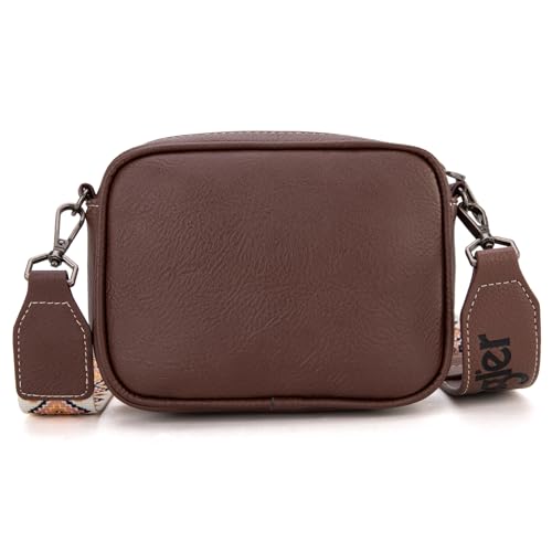 Image of Wrangler Small Crossbody Bags for Women Aztec Mini Purses with Guitar Strap | with Guitar Strap