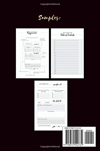 Bucket List Book For Lesbian Couples: Our Adventurous Bucket List - Journal Notebook for Ideas and Adventures for Female Couples - Cool Anniversary Wedding or Engagement Gifts for Lesbian Couples