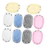 GALPADA Bodysuit Snaps Extenders Push Button Romper Jumpsuit Crotch Extender Extension Piece for Different Utility Diaper Patch