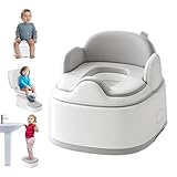 LURKO Baño Entrenador Niño y Niña 3 en 1 Potty Training Incluye Bañito Entrenador, Asiento para Baño Niños y Banco...