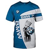 sport t shirt herren bedrucken Material: 90 % Polyester Herren T-Shirt Groot bedrucktes Auto-Logo 3D-Sommer-T-Shirts Lässige Kurzarm-Farbblock-Oberteile T-Shirts(Color:style-26,Size:2XL)