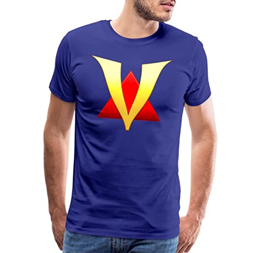 Spreadshirt Venturiantale V Logo Men's Premium T-Shirt, L, Royal Blue #TOP30