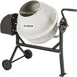 Klutch Electric Cement Mixer, 2.25 Cubic Ft. Drum