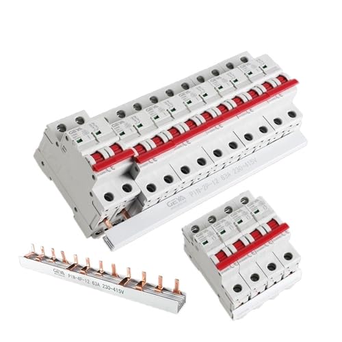 Barra colectora de cobre tipo pasador y horquilla 1,4 mm disyuntor MCB 12 vías 3