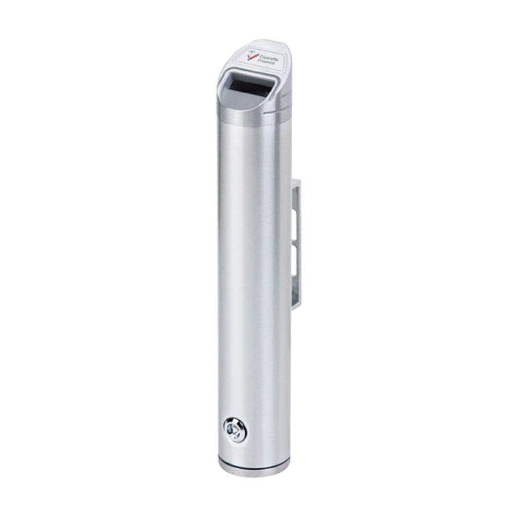 Extérieur Grand Cendrier Cylindre Cendrier mural Bin Ash cigarettes en acier inoxydable Métal Cigarette Ash Bin verrouillables (Size : 38cm)