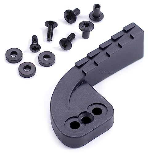 Dark Wing - Appendix Carry Concealment Enhancer for AIWB Holsters - Right Hand - (Non-Light Bearing) - (w/Mounting Hardware) - USA Made