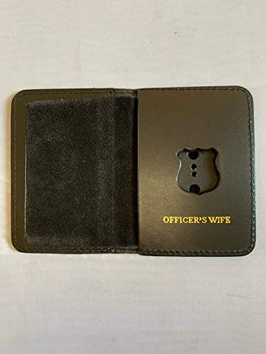 MINI POLICE OFFICER WIFE COURTESY SHIELD AND ID WALLET