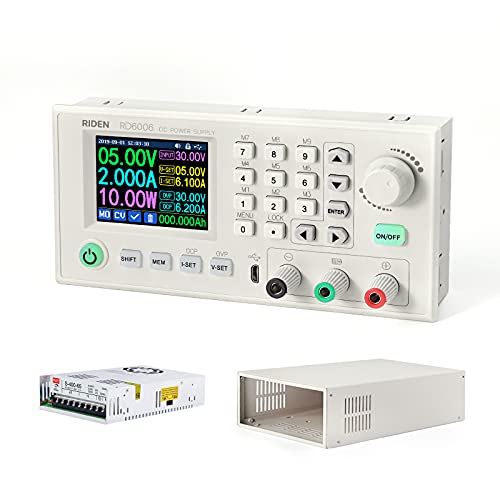 RD RD6006W 60V 6A DC DC Step Down Power Supply Whole Set not assembled (RD6006W+S400 case+ 400W PSU)