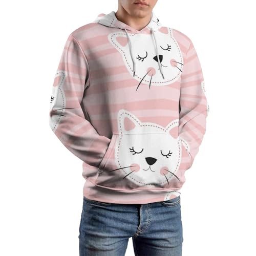 Sweat à capuche chaton rose une idée cadeau originale pour ado - 6