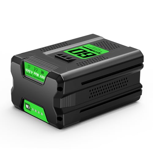 Bslite Replacement for Greenworks 60V Battery 4.0Ah Compatible with Greenworks Pro 60v & 75+ Power Tools Battery LB60A03 LB60A02 LB602 LB6025 LB60A00