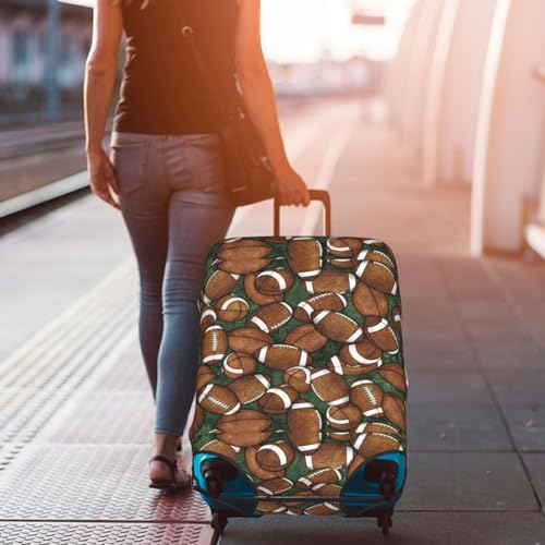 Housse de protection bagage football lavable en polyester vert S - 7