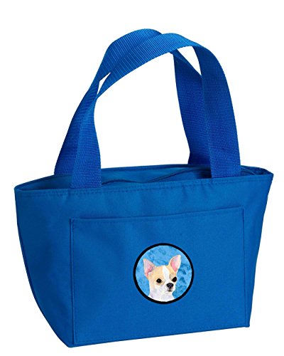 Caroline's Treasures SS4749-BU-8808 Blue Chihuahua Lunch Bag or Doggie Bag SS4749-BU, Large, multicolor