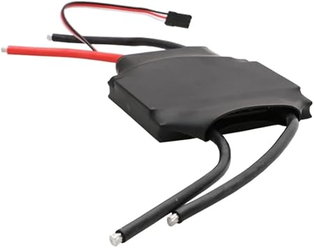 Two-Way Brushed ESC 12V-26V 3S-6S 200A 2000W High-Power Speed Controller with LED Lights for RC Trawler 997 Motors