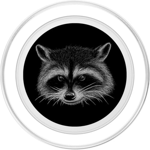 Trash Panda Art Fancy Masked Raccoon (Raton Laveur masqué) PopSockets PopGrip pour MagSafe – vue 2
