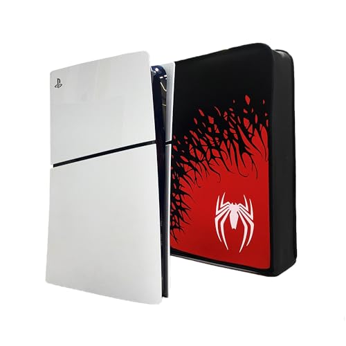Image of New World for PS5 Slim Dust Cover Anti-Scratch Dustproof Waterproof Shell Washable Protective Case for PS5 Slim Disc&Digital Console (Red)