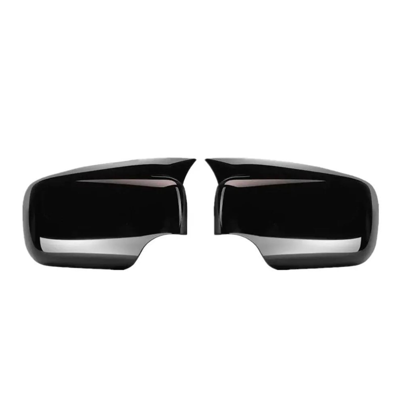 For 3 Series E46 1998-2005 E39 1996-2003 LHD Car Sticker Rearview Side Mirror Cover Wing Cap Exterior Case Trim(Gloss Black)