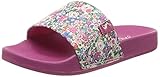 Joules Poolside Schiebe-Sandalen Mädchen White Pink Ditsy 28 EU