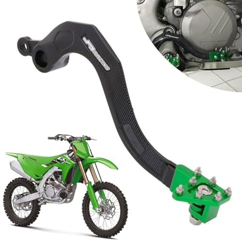 Power Parts Factory Rear Brake Pedal Folding Foot Lever CNC for Kawasaki KX250F (2006-2018) KX250 (2019-2025) | Replaces OEM Part 13236-0097 by Power Parts - Image 2