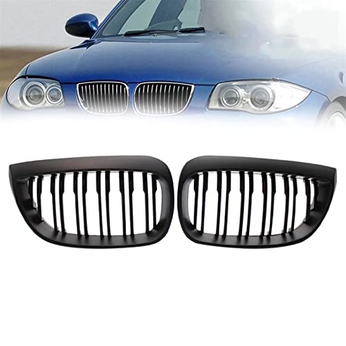 Parrilla delantera de riñón para sustituir calandra desgastada en BMW Serie 1 E87 E81