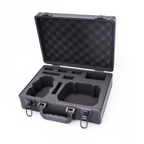 BAGAKE Drone Hard Case for DJI Mini 4 Pro/Mini 3/Pro and RC2/RC/RC-N2/N1 & Controllers - Shockproof, 6-Battery Storage, Lightweight for Travel & Commute【Case only】