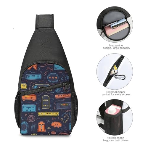 Bolso cruzado deportivo para mujer y hombre miniatura 5