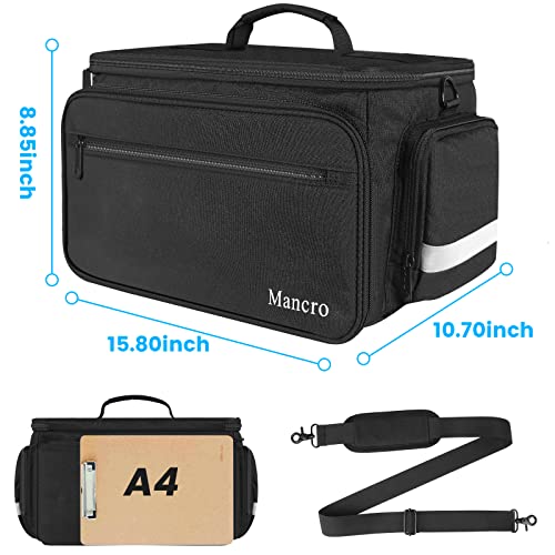 Medical Bag, Medical Equipment Bag Empty With Adjustable Divider, Nonslip Bottom, Removable Shoulder Strap, Water-Resistant Home Health Nurse Bag For Medical Student, Therapist, Black #TOP3