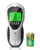 4 in 1 Stud Finder Wall Scanner, Electronic Wall Finder Stud Detector Beam Joist Finder with LCD Display & Audio Alarm, Stud Sensor Beam Detector for AC Wire Wood Metal Studs Cable Detection