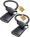 [ZÉRO COUPURE. ZÉRO SCINTILLEMENT.] Transformez votre bureau en espace de travail Pro. Offrant une véritable clarté 4K@60Hz, ce câble Plug & Play élimine les décalages de souris et les écrans noirs gênants lors de réunions cruciales. Parfait pour le codage sur double écran, le montage et des présentations sans faille.