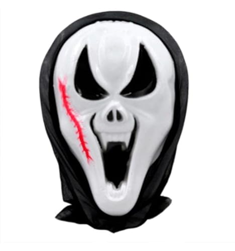 Máscara Assustadora Halloween Com Capuz Pânico Vampiro Bruxa (Pânico)