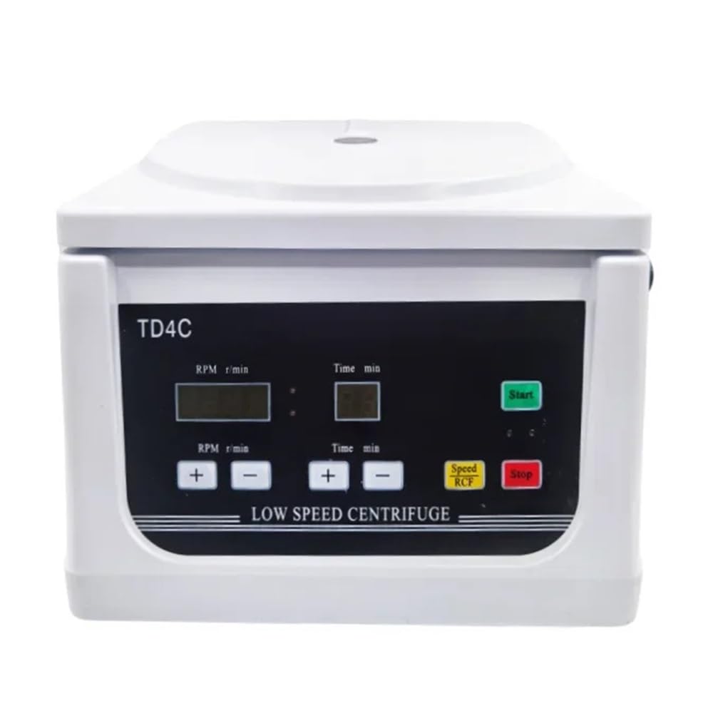 Szkło laboratoryjne wolnostojąca wirówka laboratoryjna o niskiej prędkości, 4000 obr/min, TD4C, 15 ml x 8, silnik bezszczotkowy(TD4C-10ml, 110V)