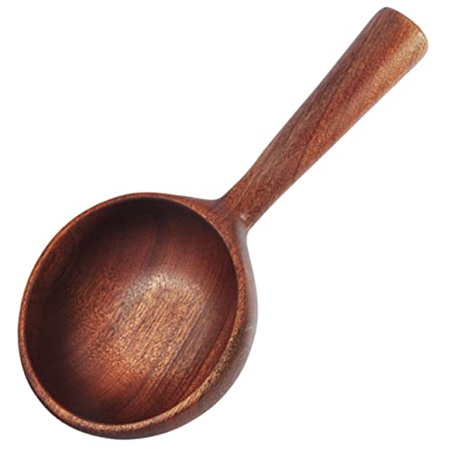 Cabilock Manguera de madera SCOPEP de arroz agua cucharón exterior cuchara de baño cucharada mangos cazo de sauna Coffee