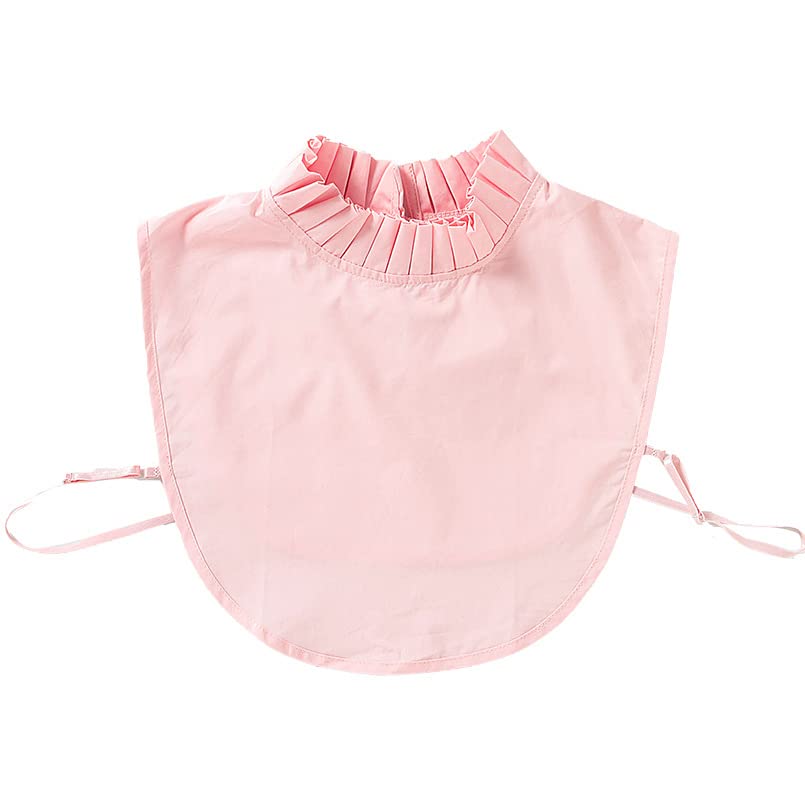 TeeYee Pink False Collar Children's Half-High Collar Ruffle False Collar Stand Collar, Pink-35, M - Image 3