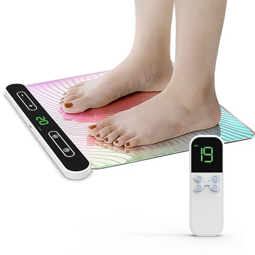 MIUTARMINI Circulation Booster for feet and Legs,Tens Machine for Pain Relief,Foot Massager,Portable Tens Pain Management Device;Electric Muscle Stimulator Therapy for Feet,Foot,Hands,Legs,Hip,Arm