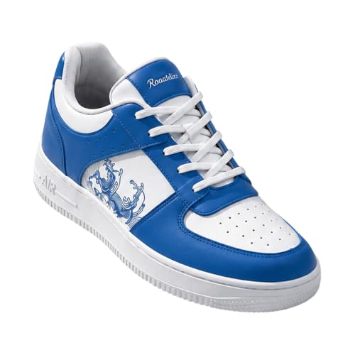 Image of Men's White-Red Casual Airmix Shoes | Premium Soft Cushion Sole | Lightweight Breathable Sneakers for Walking Office Travel College & Outdoor