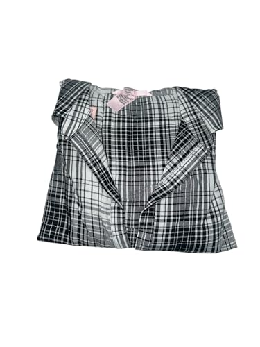 Pyjama long en flanelle Victoria's Secret popover dégradé rose