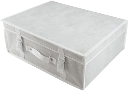 HANGERWORLD Small Ivory Wedding Dress Bridal Gown pH Neutral Space Saving Storage Travel Box with Acid Free Tissue