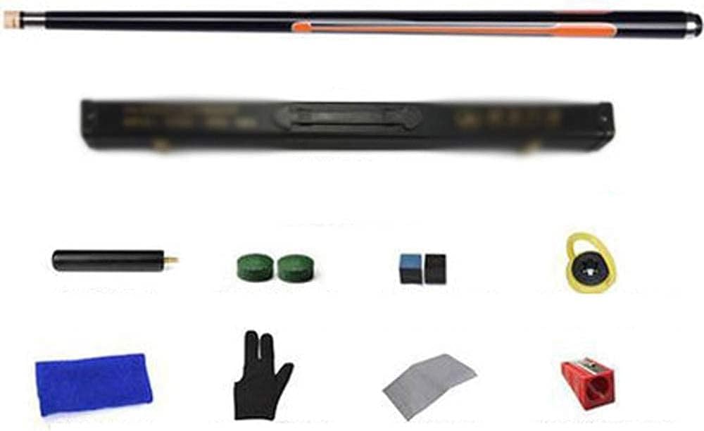 Billiard Pool Cue 1/2 Jointed Pool with Mini Butt End Extension Multiple Choices 0804/a (C3)