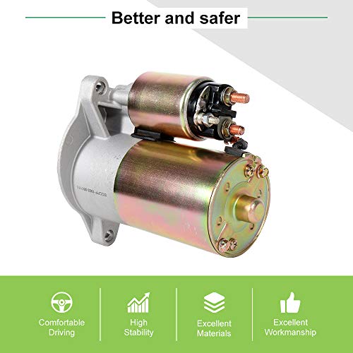 Scitoo Starters Sfd0001 323-508 3268N Fit For Ford Country Squire/Crown Victoria 1990 1991 5.0L For Ford Thunderbird 1989-1997 3.8L For Lincoln Mark Series 1990-1992 Town Car 1990 5.0L #TOP2