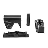 WORKER Top and Side Rail Adapter Picatinny Base Set for Nerf Stryfe Modify Toy Color Black