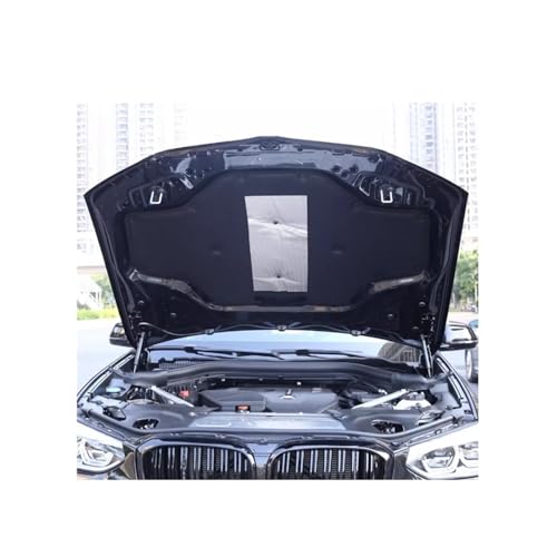 と互換性がある BMW X3 G01 M Sport M40i M40d 2018~2024 2019 フードエンジン断熱パッド 防音 ヒートコットンライナー サーマルマットアクセサリー(Style A)