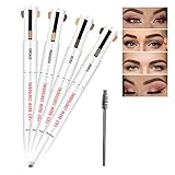 Fengyang 4 in 1 Augenbrauenstift Wasserdicht Zeichnen Augenbrauenstift Langlebig Einfache Farbe Augenbrauenstift Frauen Make-up Kosmetisches Werkzeug (Medium)