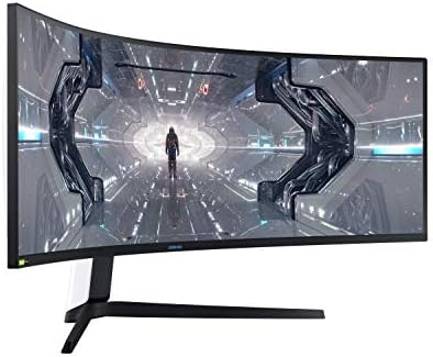 Samsung Odyssey G9 C49G95TSSR - QLED monitor - curved - 49" - 5120 x 1440 Dual Quad HD @ 240 Hz - VA - 1000 cd/m² - 2500:1-1 ms - 2xHDMI, DisplayPort - black