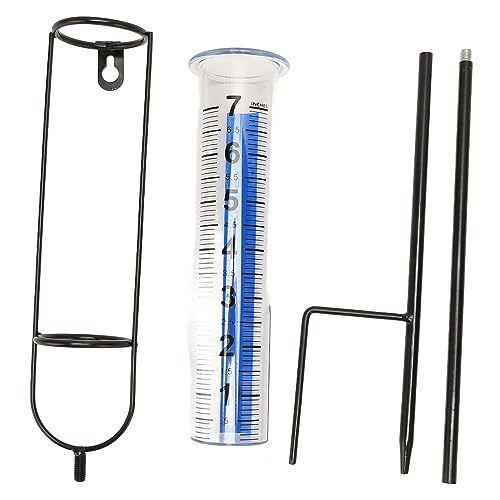 ETAINGYEUN Rain 7 Inch Detachable Rain Measuring for Garden Lawn Patio Farm Use