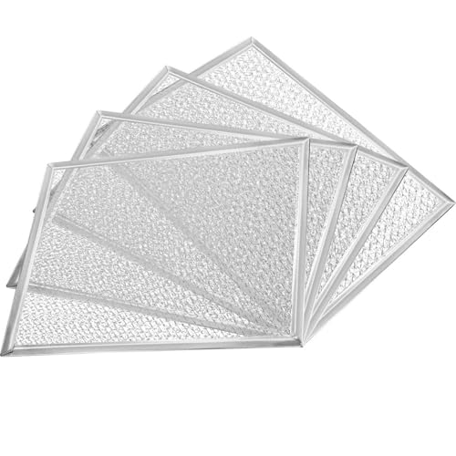 Filtre Hotte Aspirante BP29 - Set de 4 Grilles Hotte Aspirante Universelles, Compatible avec Gros...